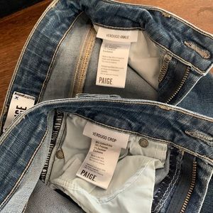 2 pair Paige sz 26 Verdugo Crop jeans - bundle of two!